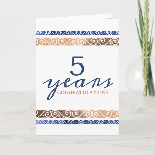 Carte d'anniversaire de l'employé universelle pour (Devant)