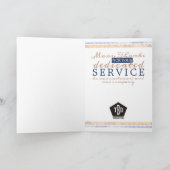 Carte d'anniversaire de l'employé universelle pour (Intérieur)