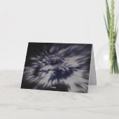 Carte d'anniversaire de l'explosion d'étoile (Dos)