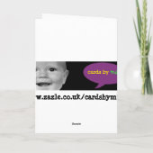 Carte d'anniversaire de l'homme végétal (Dos)