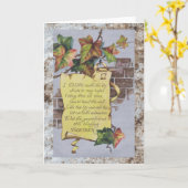 Carte d'anniversaire de lierre (Fleur jaune)