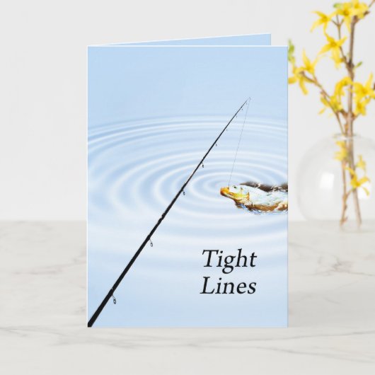 Carte d'anniversaire de lignes serrées pour un pêc (Fleur jaune)