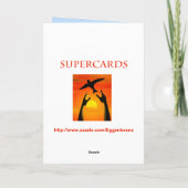 Carte d'anniversaire de lignes strictes pour un fi (Dos)