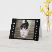 CARTE D'ANNIVERSAIRE DE LINDA (Fleur jaune)