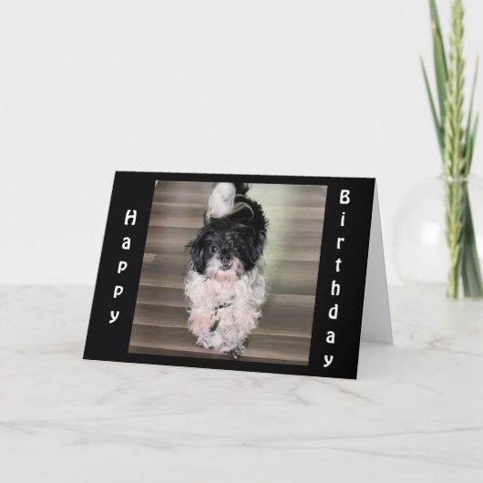 CARTE D'ANNIVERSAIRE DE LINDA (Devant)