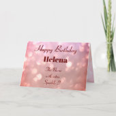 Carte d'anniversaire de l'infirmière personnalisée (Devant)