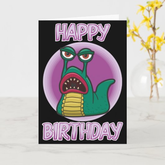 Carte d'anniversaire de lingot de l'espace de (Fleur jaune)