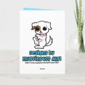 Carte d'anniversaire de Little Seahorse (Dos)