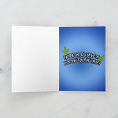 Carte d'anniversaire de l'orignal Cowboy (Intérieur)