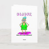 Carte d'anniversaire de loterie (Dos)