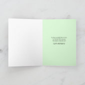 Carte d'anniversaire de l'ours Panda Cute (Intérieur)