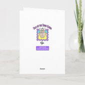 Carte d'anniversaire de LUNETTES (Dos)