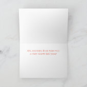 CARTE D'ANNIVERSAIRE DE M. ET MME. OURS (Intérieur)