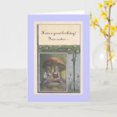 Carte d'anniversaire de ma soeur (Fleur jaune)