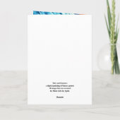 Carte d'anniversaire de Macaw Parrot (Dos)