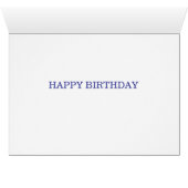 Carte d'anniversaire de magie nuageuse (Intérieur Horizontal (Bas))