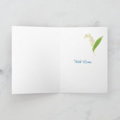 Carte d'anniversaire de mai Lily-of-the-Valley, Ma (Intérieur)