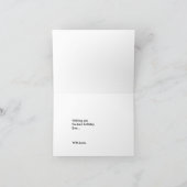 Carte d'anniversaire de Malamute d'Alaska (Intérieur)