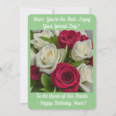 Carte d'anniversaire de maman (Dos)