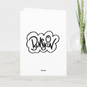 carte d'anniversaire de maman (Dos)