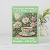 Carte d'anniversaire de maman (Debout devant)