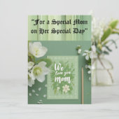 Carte d'anniversaire de maman (Debout devant)