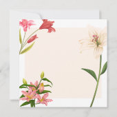 Carte d'anniversaire de maman avec fleur (Dos)
