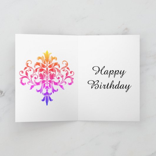 Carte d'anniversaire de maman spéciale (Intérieur)