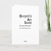 Carte d'anniversaire de mariage (Dos)