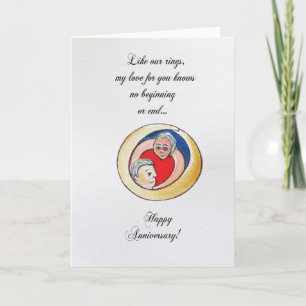Carte d'anniversaire de mariage