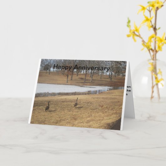 carte d'anniversaire de mariage (Fleur jaune)