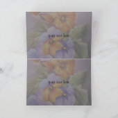 carte d'anniversaire de mariage 1 an (Intérieur)