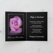 Carte d'anniversaire de mariage 20 ans avec bourge (Intérieur)