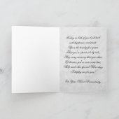 Carte d'anniversaire de mariage 25 ans Silver Marb (Intérieur)