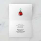 Carte d'anniversaire de mariage (40 ans) Rubis (Intérieur)