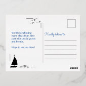 Carte d'anniversaire de mariage 50 ans en or voili (Verso)