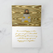 Carte d'anniversaire de mariage 50 ans - personnal (Intérieur)