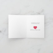 Carte d'anniversaire de mariage de parents en rubi (Intérieur)