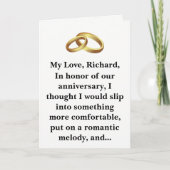 Carte d'anniversaire de mariage drôle (Devant)