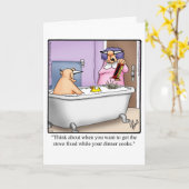 Carte d'anniversaire de mariage drôle pour elle (Fleur jaune)