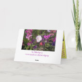 Carte d'anniversaire de mariage en or (Dos)