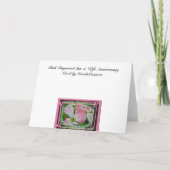 Carte d'anniversaire de mariage Fils et Belle-fill (Dos)