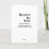 Carte d'anniversaire de mariage - l'amour se (Dos)