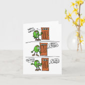 Carte d'anniversaire de mariage Olive vous Knock (Fleur jaune)