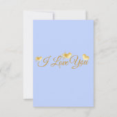 Carte d'anniversaire de mariage Photo Or Fleurs Bl (Dos)