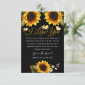 Carte d'anniversaire de mariage pour femme Je t'ai (Debout devant)