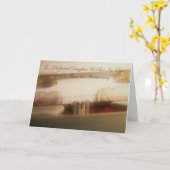 Carte d'anniversaire de mariage pour fille et gend (Fleur jaune)