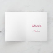 Carte d'anniversaire de mariage rubis grands-paren (Intérieur)