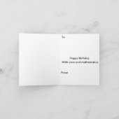 Carte d'anniversaire de Mathmo (Intérieur)