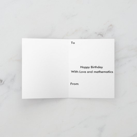 Carte d'anniversaire de Mathmo (Intérieur)